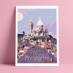 Affiche ''Paris - Montmartre'