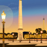 Affiche ''Paris - Place de la Concorde"