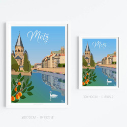 Affiche ''Metz''