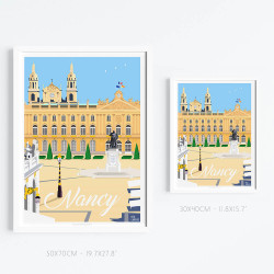 Affiche ''Nancy - La place Stanislas''