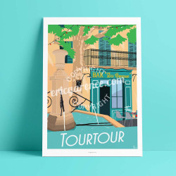Affiche ''Tourtour - Haut-Var''