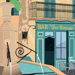 Affiche ''Tourtour - Haut-Var''