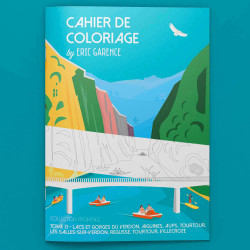 Cahier de Coloriage par Eric Garence - Tome 13 : Les Gorges du Verdon, Aiguines, Aups