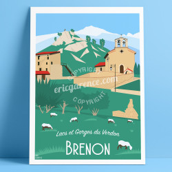Affiche ''Brenon - Haut-Var''