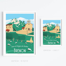 Affiche ''Brenon - Haut-Var''