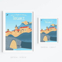 Affiche ''Trigance - Haut-Var''