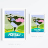Affiche ''Aiguines, Les Gorges - Haut-Var''