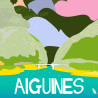 Affiche ''Aiguines, Les Gorges - Haut-Var''