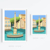Affiche ''Aups, Bienvenue - Haut-Var''