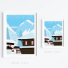 Affiche ''Morzine - Le Dahu''