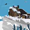 Affiche ''Morzine-Avoriaz 1800''