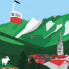 Affiche ''La Clusaz en été''