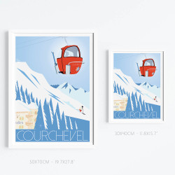 Affiche ''Courchevel 1850''