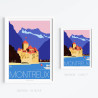 Affiche ''Montreux - Suisse''