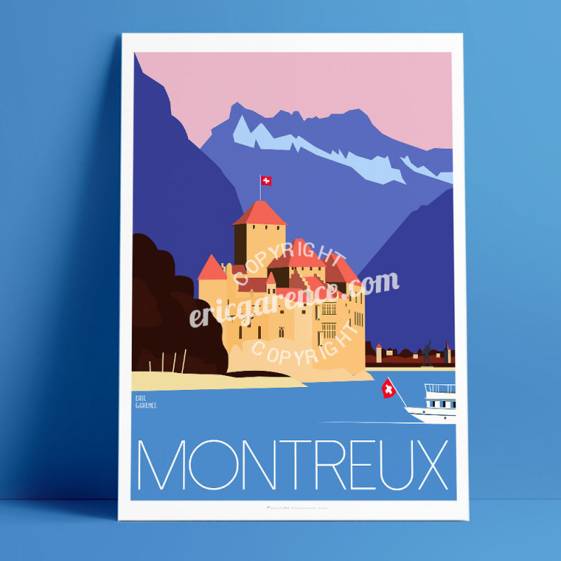 Affiche ''Montreux - Suisse'' Affiche ''Montreux - Suisse''