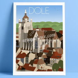Affiche ''Dôle - Franche-Comté''