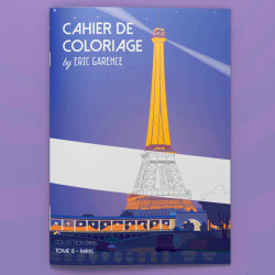 Cahier de Coloriage par Eric Garence - Tome 15 : Paris