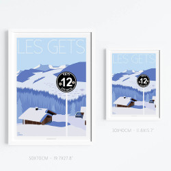 Affiche ''Les Gets''
