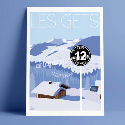 Affiche ''Les Gets''