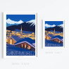 Affiche ''Saint-Moritz - Suisse''