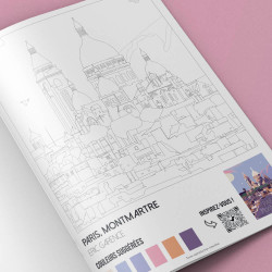 Cahier de Coloriage par Eric Garence - Tome 15 : Paris