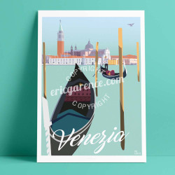 Affiche '' Venise - La Gondole ''