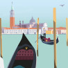 Affiche '' Venise - La Gondole ''