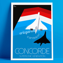 Affiche ''Le Concorde ''