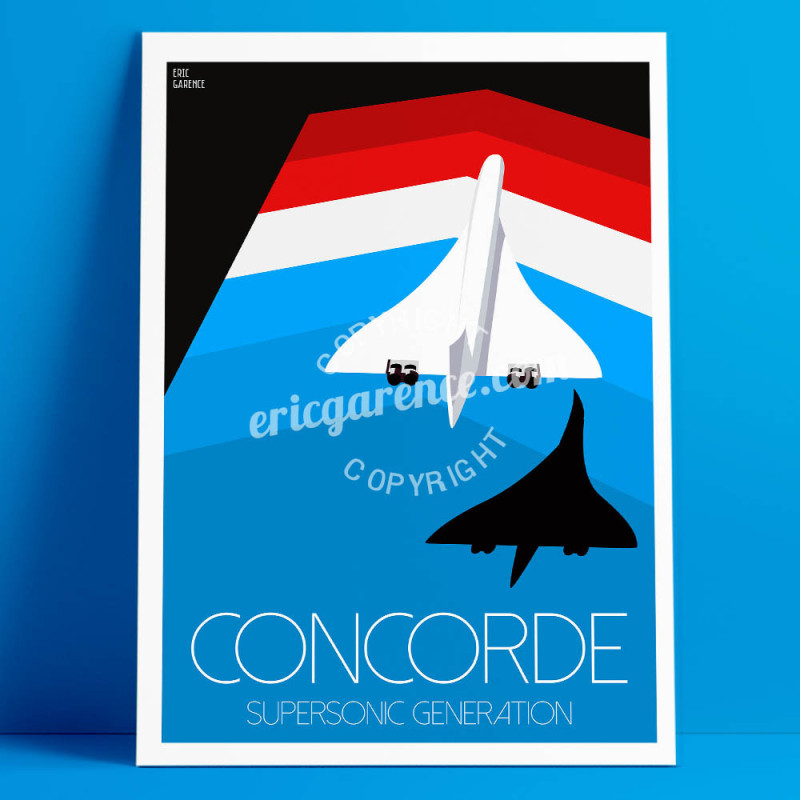 Affiche ''Le Concorde '' Affiche ''Le Concorde ''