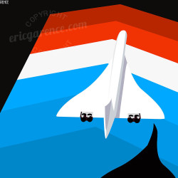 Affiche ''Le Concorde ''