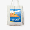 Tote Bag "Antibes et la Paddle Girl"