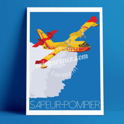Affiche ''Le Canadair, Bombardier de provence''