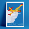 Affiche ''Le Canadair, Bombardier de provence''
