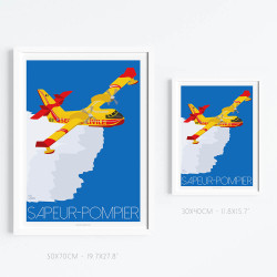 Affiche ''Le Canadair, Bombardier de provence''