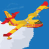 Affiche ''Le Canadair, Bombardier de provence''