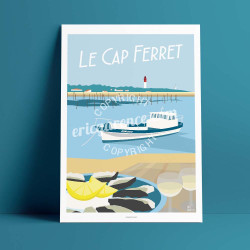 Affiche ''Cap-Ferret''