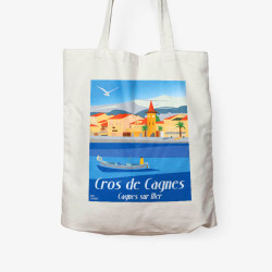Tote Bag "Cagnes-sur-Mer - Lou Cros"