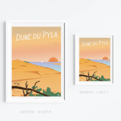Affiche ''Dune du Pilat''