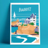 Affiche ''Biarritz''