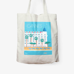 Tote Bag "Cannes, Palaces"
