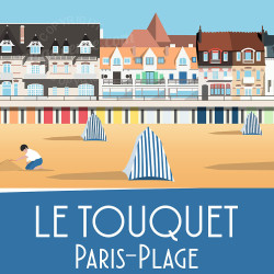 Affiche ''Le Touquet Paris-Plage''