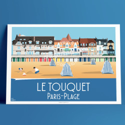 Affiche ''Le Touquet Paris-Plage''