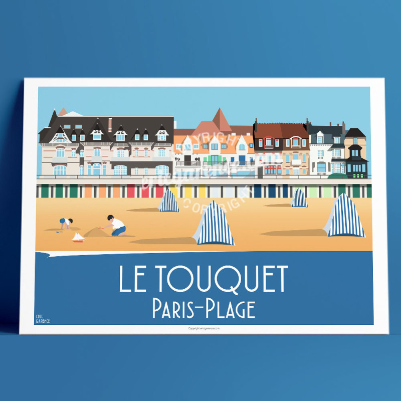 Affiche ''Le Touquet Paris-Plage'' Affiche ''Le Touquet Paris-Plage''