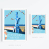 Affiche ''Le Plongeoir du Touquet ''