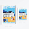 Affiche ''Trouville-sur-Mer, Les Cures Marines''