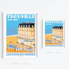 Affiche ''Trouville-sur-Mer, Les Roches Noires''