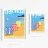 Affiche ''Trouville-sur-Mer, Reine des Parasols''