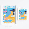Affiche ''Trouville-sur-Mer, Reine des Plages"