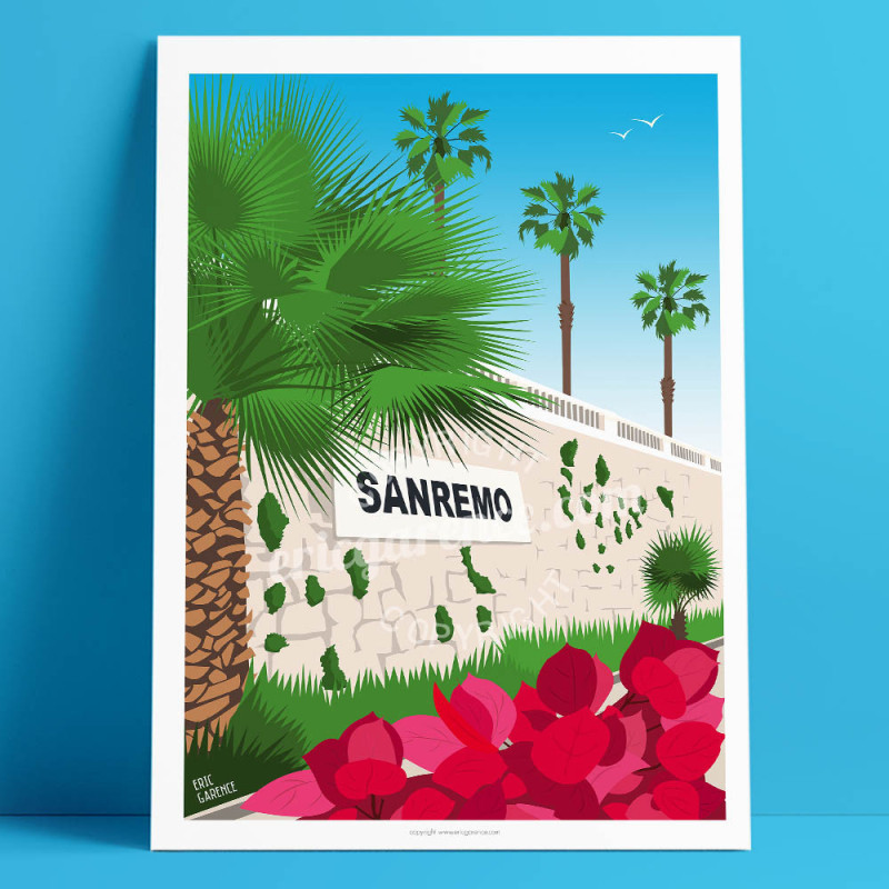 Affiche ''San Remo, Italie'' Affiche ''San Remo, Italie''