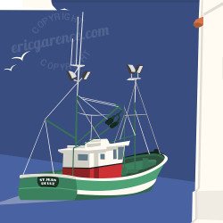 Affiche ''Saint-Jean-de-Luz"